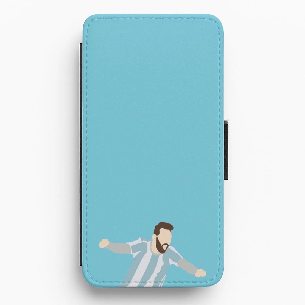 Goal - Messi Flip / Wallet Phone Case Trendy Accessory