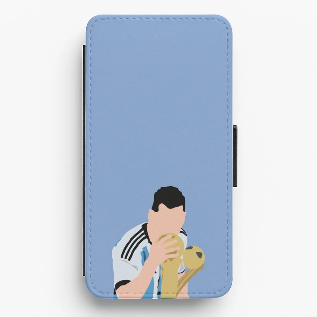 GOAT - Messi Flip / Wallet Phone Case Sleek Appearance