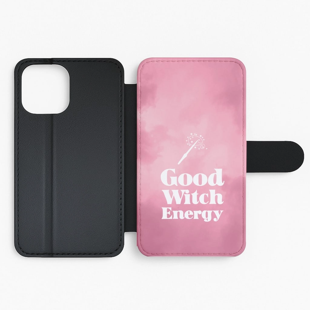 Good Witch Energy Flip / Wallet Phone Case Modern Texture