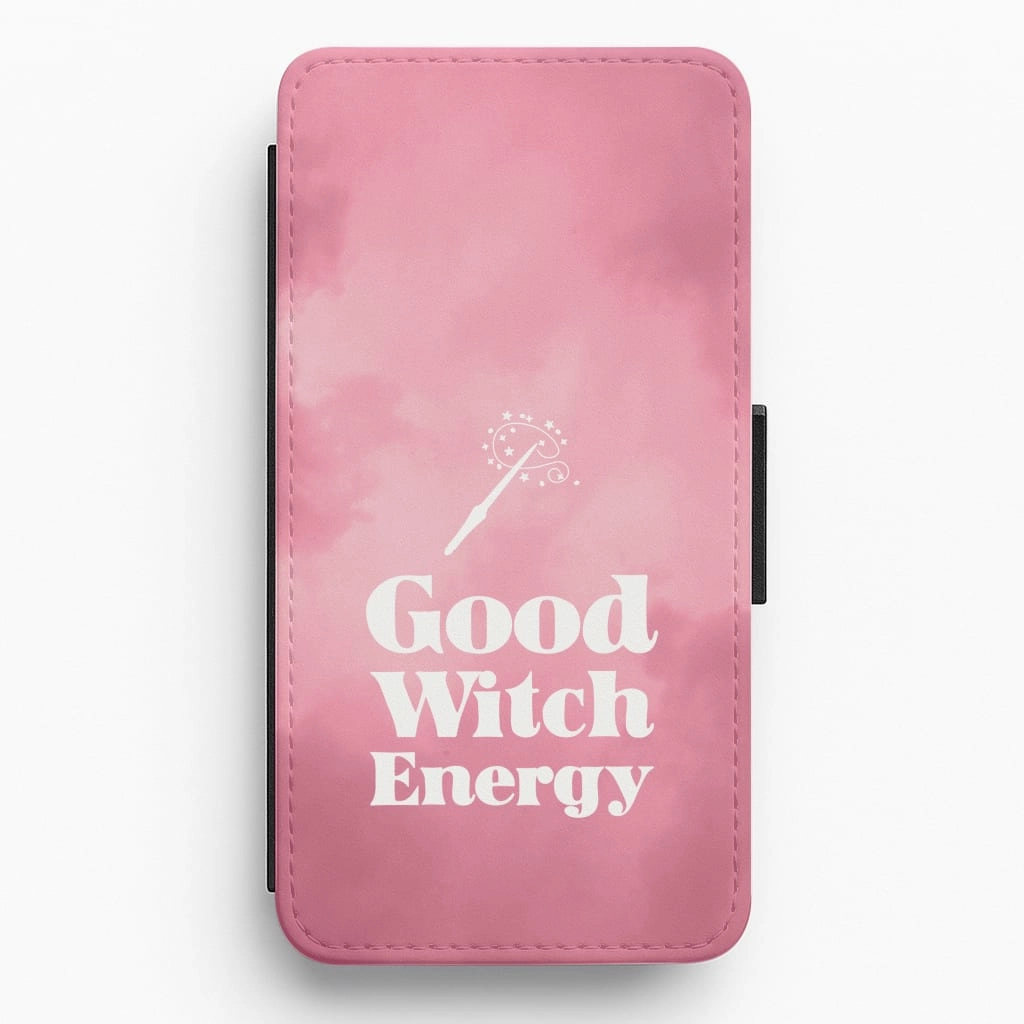 Durable Accessory Protective Shell Design Good Witch Energy Flip / Wallet Phone Case