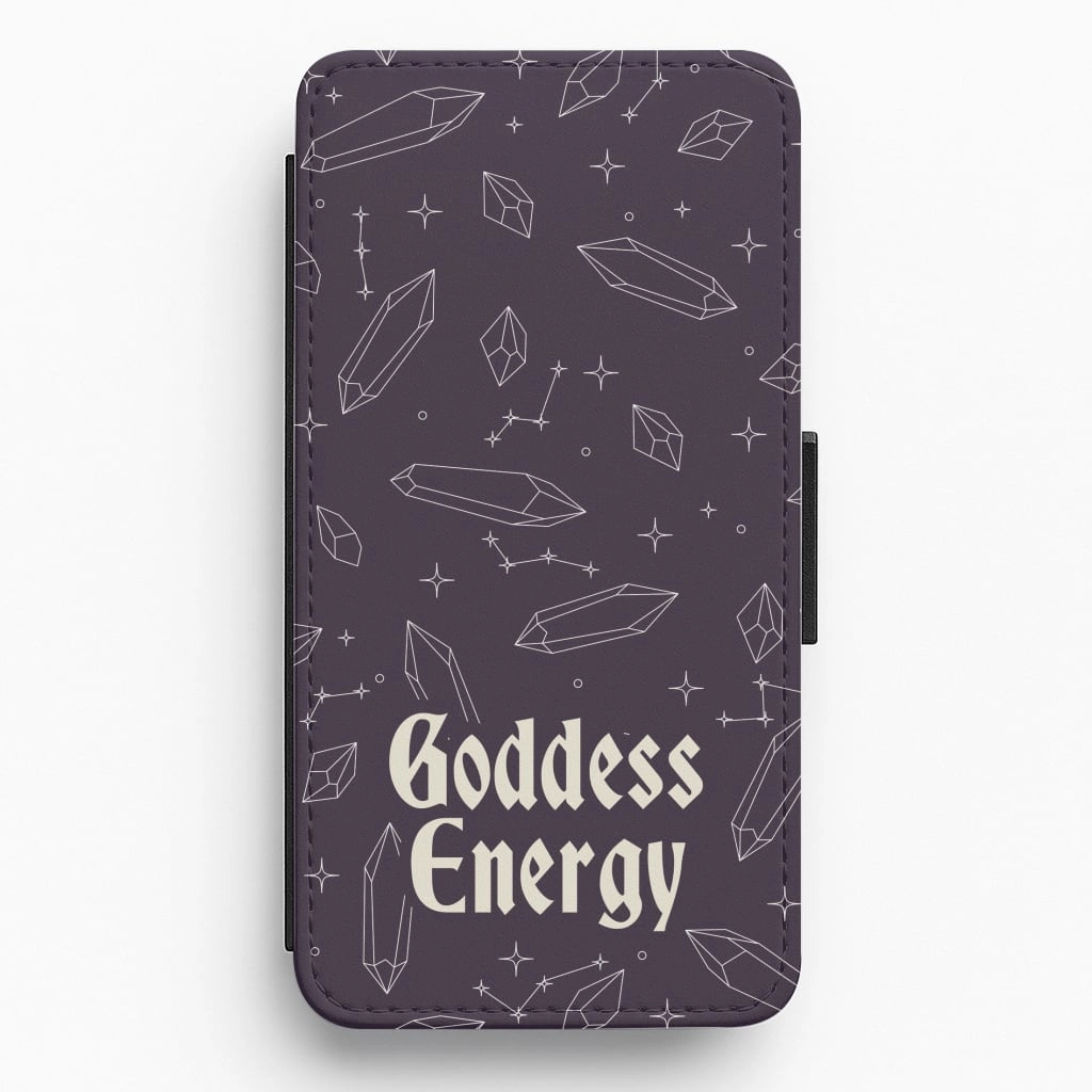 Goodess Energy Pattern Flip / Wallet Phone Case Hybrid Pattern Texture