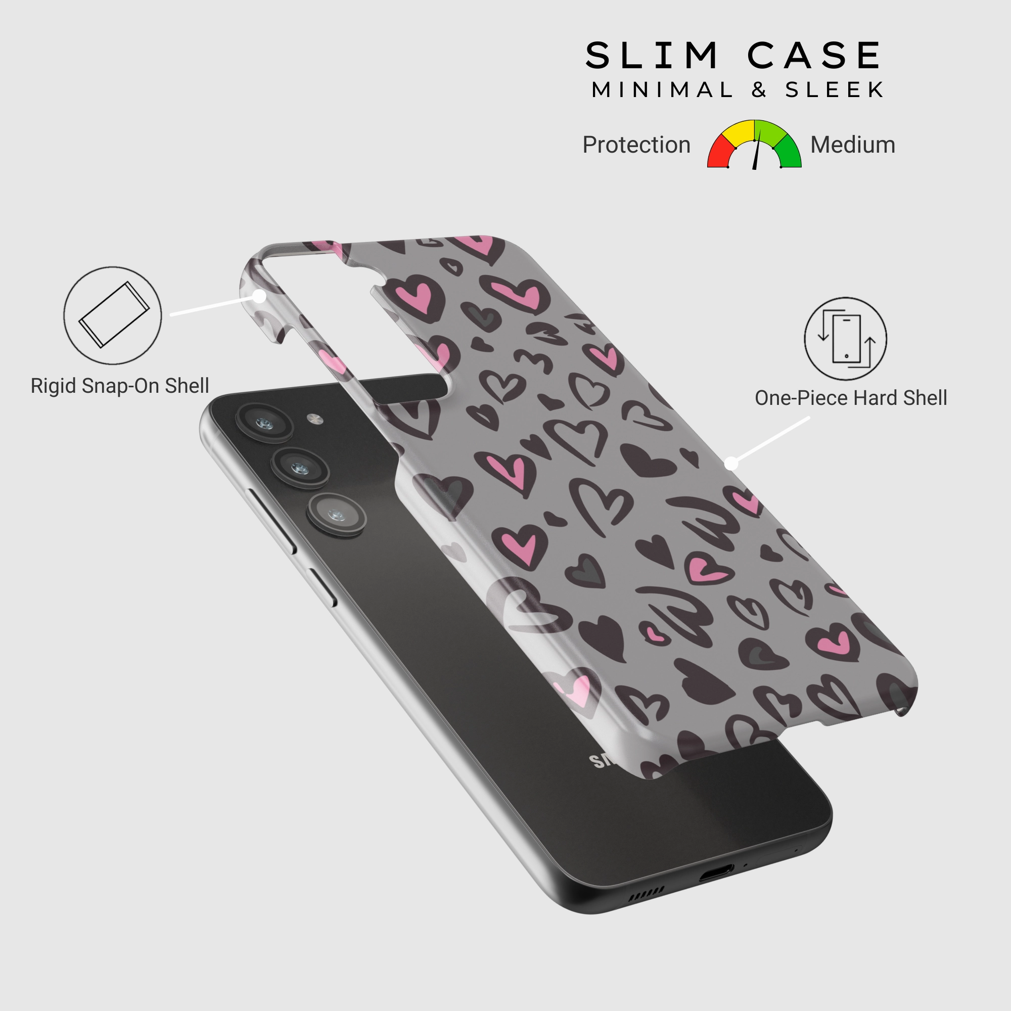 Modern Grip Texture Stylish Finish Graceful Charms