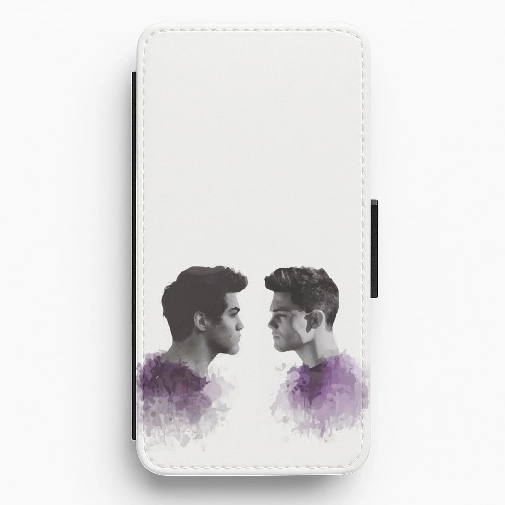 The Dolan Twins Flip / Wallet Phone Case Durable Texture Finish