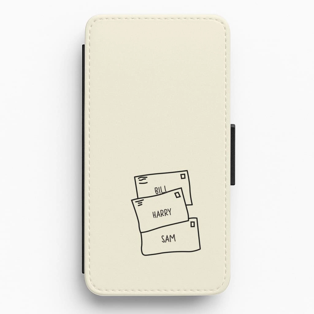 Bill, Harry And Sam Flip / Wallet Phone Case Refined Shield