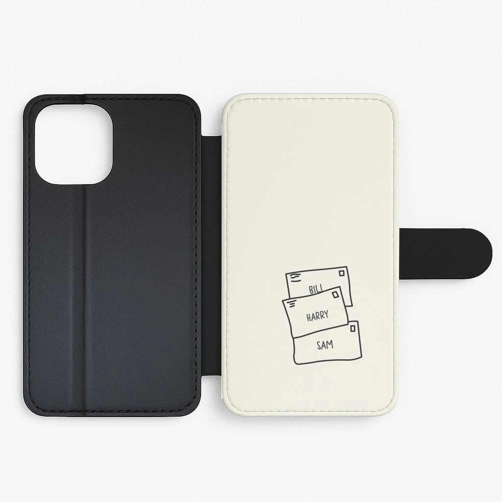 Bill, Harry And Sam Flip / Wallet Phone Case Grip Layer