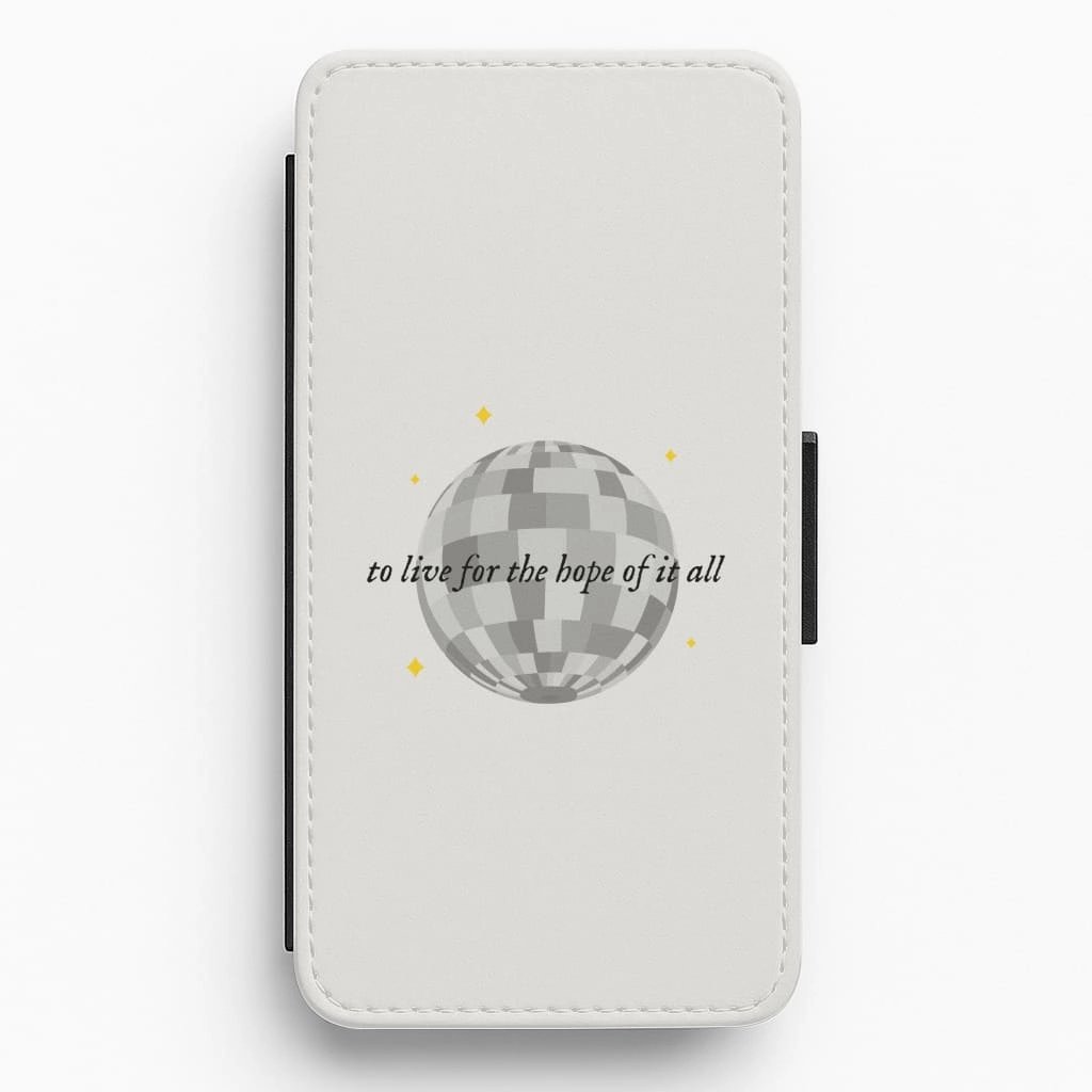 To Live For The Hope Of It All - Taylor Flip / Wallet Phone Case Classic Texture