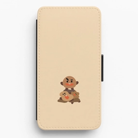 Shooky 21 - BTS Flip / Wallet Phone Case Shock Cushion Grip Safe