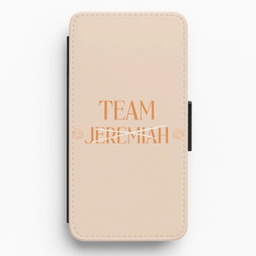 Hybrid Finish Seashells Team Jeremiah Flip / Wallet Phone Case