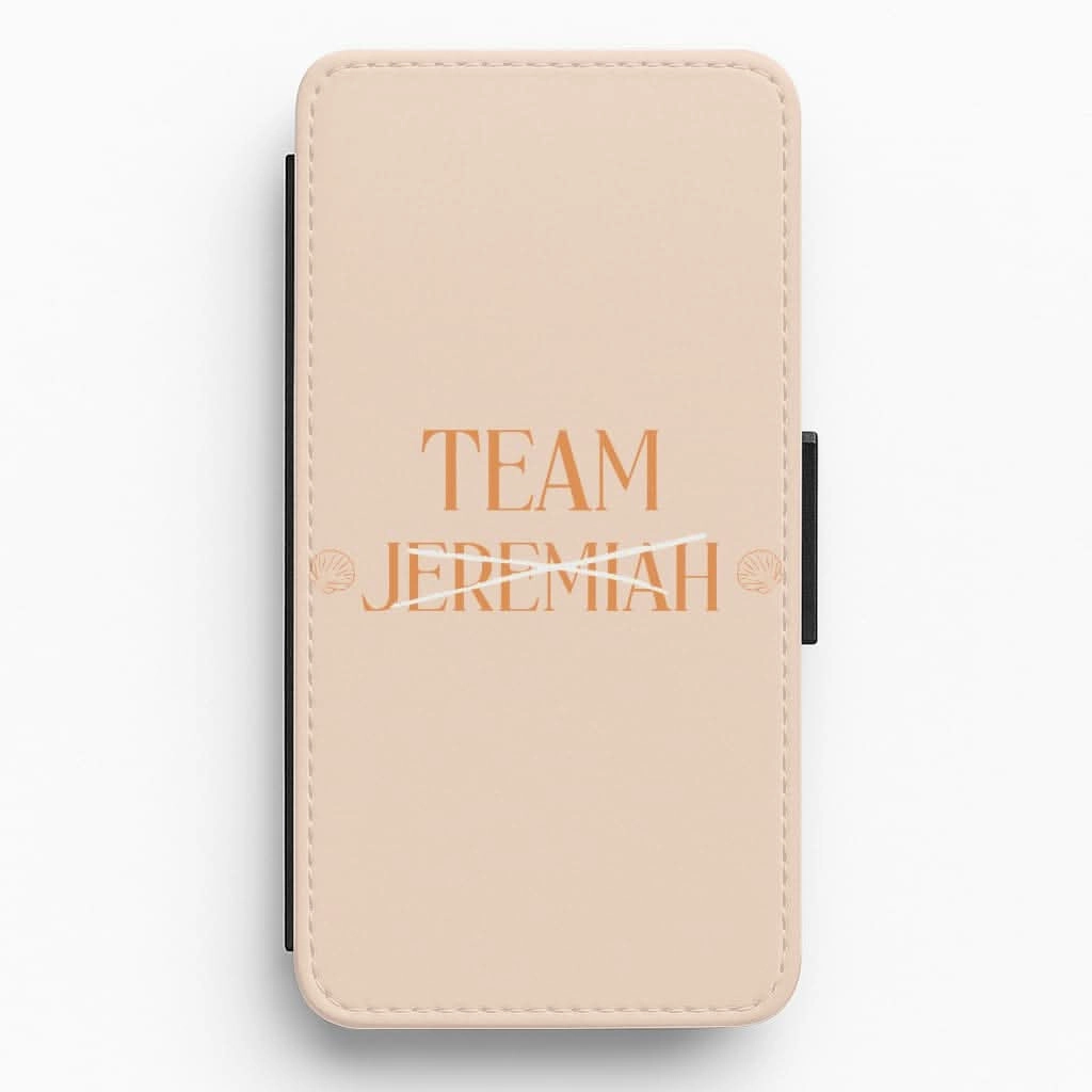 Hybrid Finish Seashells Team Jeremiah Flip / Wallet Phone Case