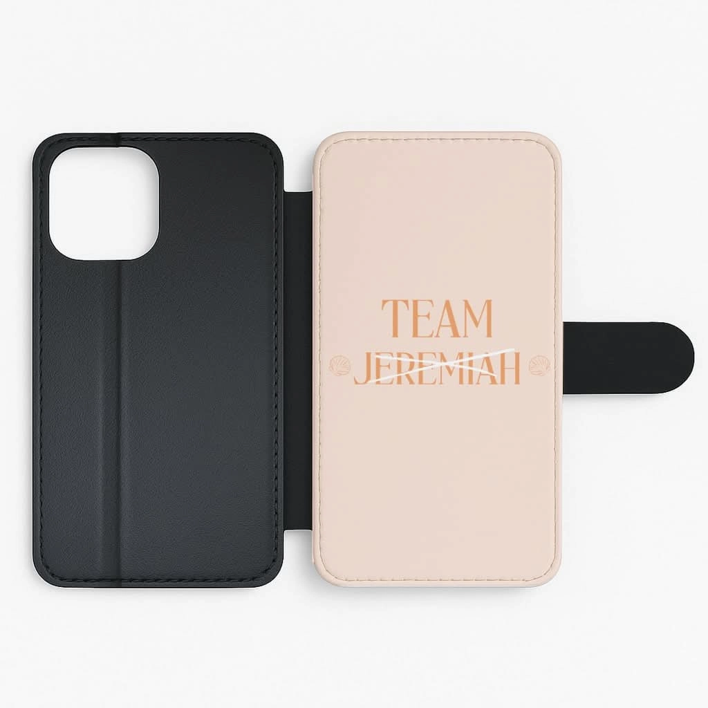 Premium Surface Texture Seashells Team Jeremiah Flip / Wallet Phone Case