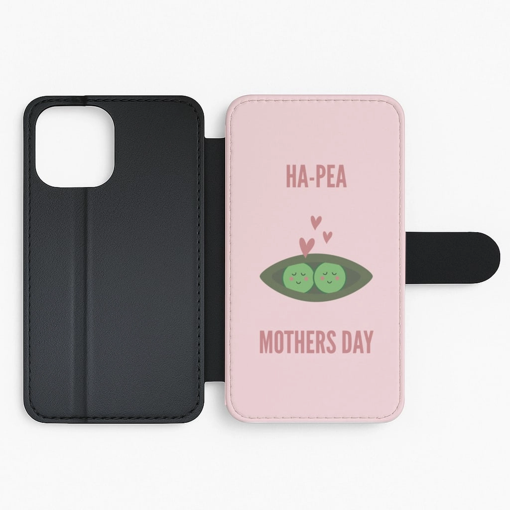 Sporty Appeal Ha-Pea Mother's Day Flip / Wallet Phone Case