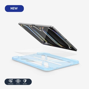 Mobile Device ONETIME NanoArmour 13 inch for iPad Pro 2024-2025 Ultra Clear Screen Protector: Clear Blue Light Blocker, No Blue Tint, TruColor