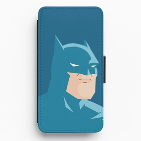 Flexible frame Blue Batman Wallet Phone Case