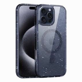 Glitter iPhone 16 Pro Case with MagSafe Ergonomic form Comfort Edge