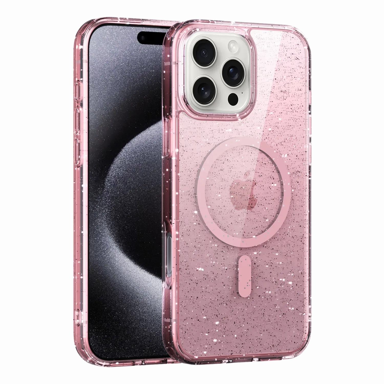 Modern Frame Glitter iPhone 16 Pro Case with MagSafe