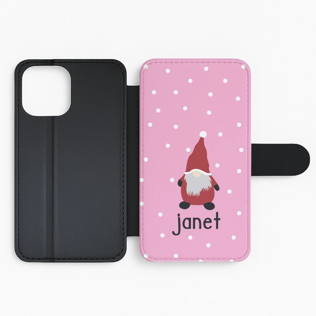 Personalised Gonk Flip / Wallet Phone Case Flexible frame Sleek Finish