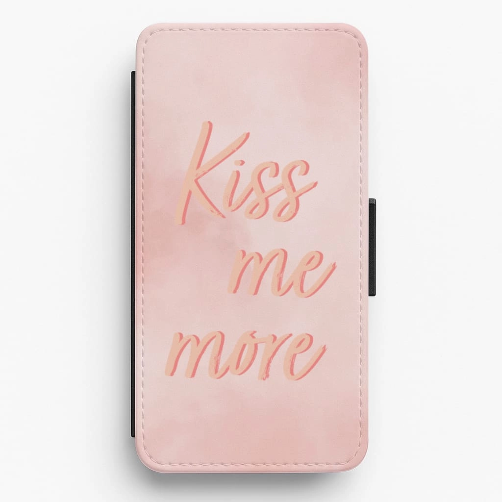 Outdoor Protection Kiss Me More  Flip / Wallet Phone Case