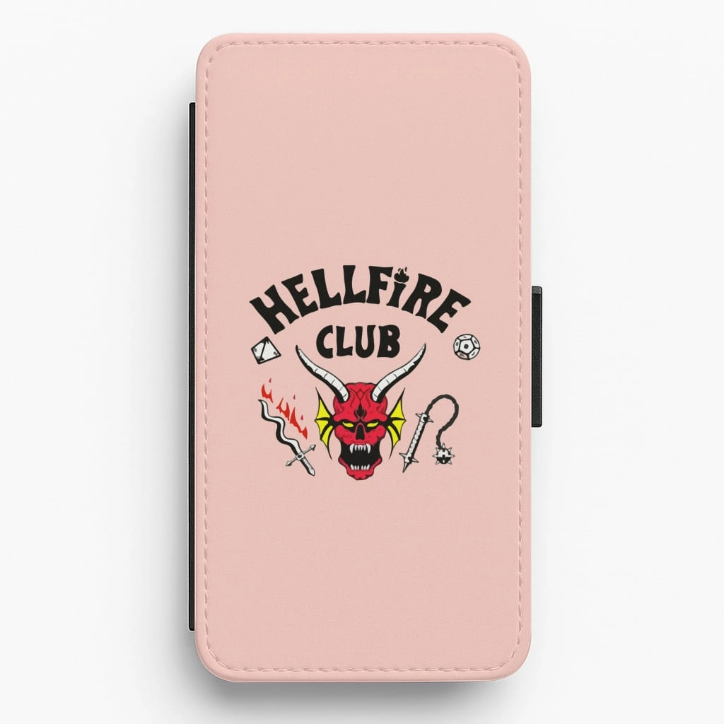 Hellfire Club Logo Flip / Wallet Phone Case Hybrid Frame