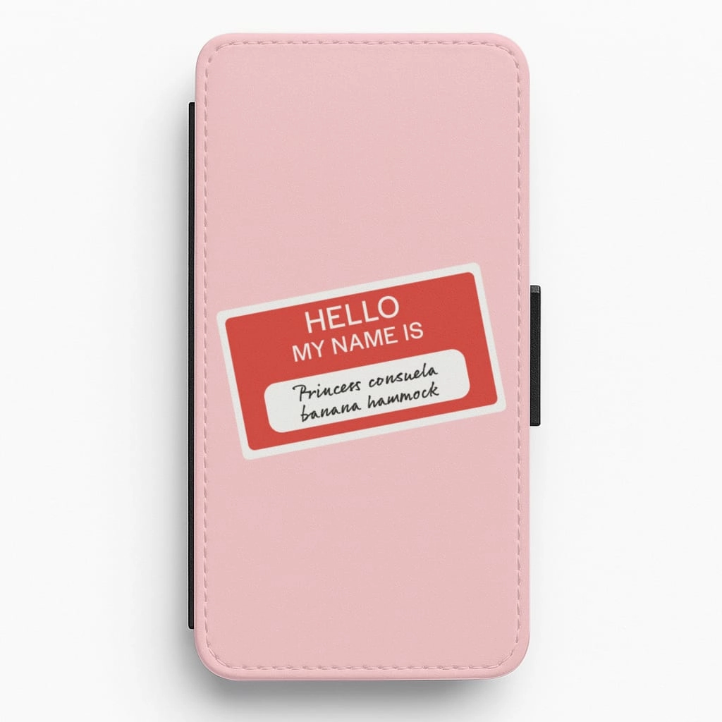 Protective Gear Shock Guard Hello My Name Is - Friends Flip / Wallet Phone Case