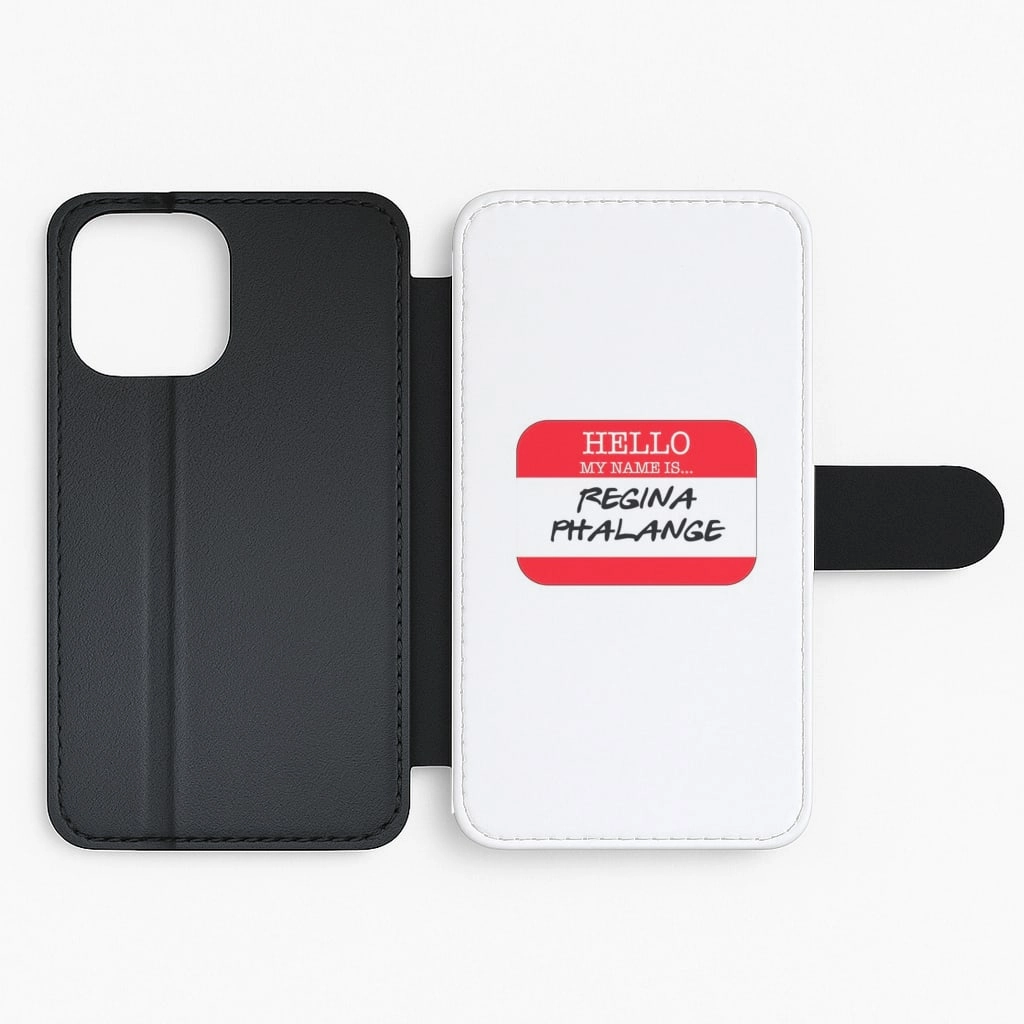 Hello My Name Is Regina Phalange - Friends Flip Wallet Phone Case Urban Minimalism