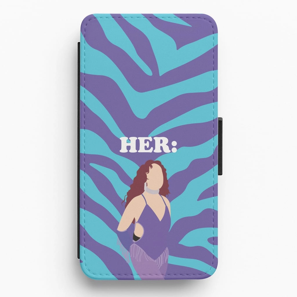 Her - Chappell Flip / Wallet Phone Case Soft Surface Flexible Protection