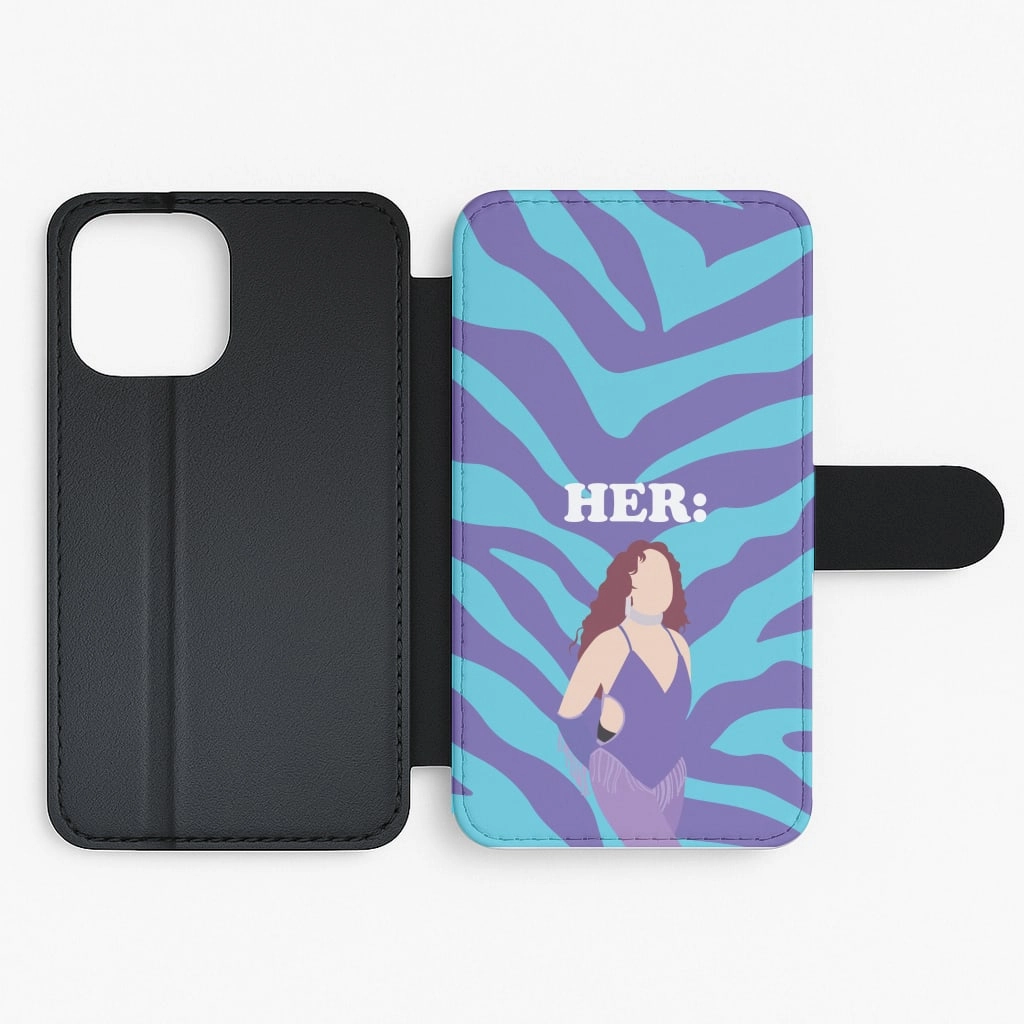 Her - Chappell Flip / Wallet Phone Case Soft Material Gift Choice