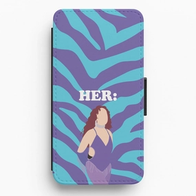 Her - Chappell Flip / Wallet Phone Case Soft Surface Flexible Protection