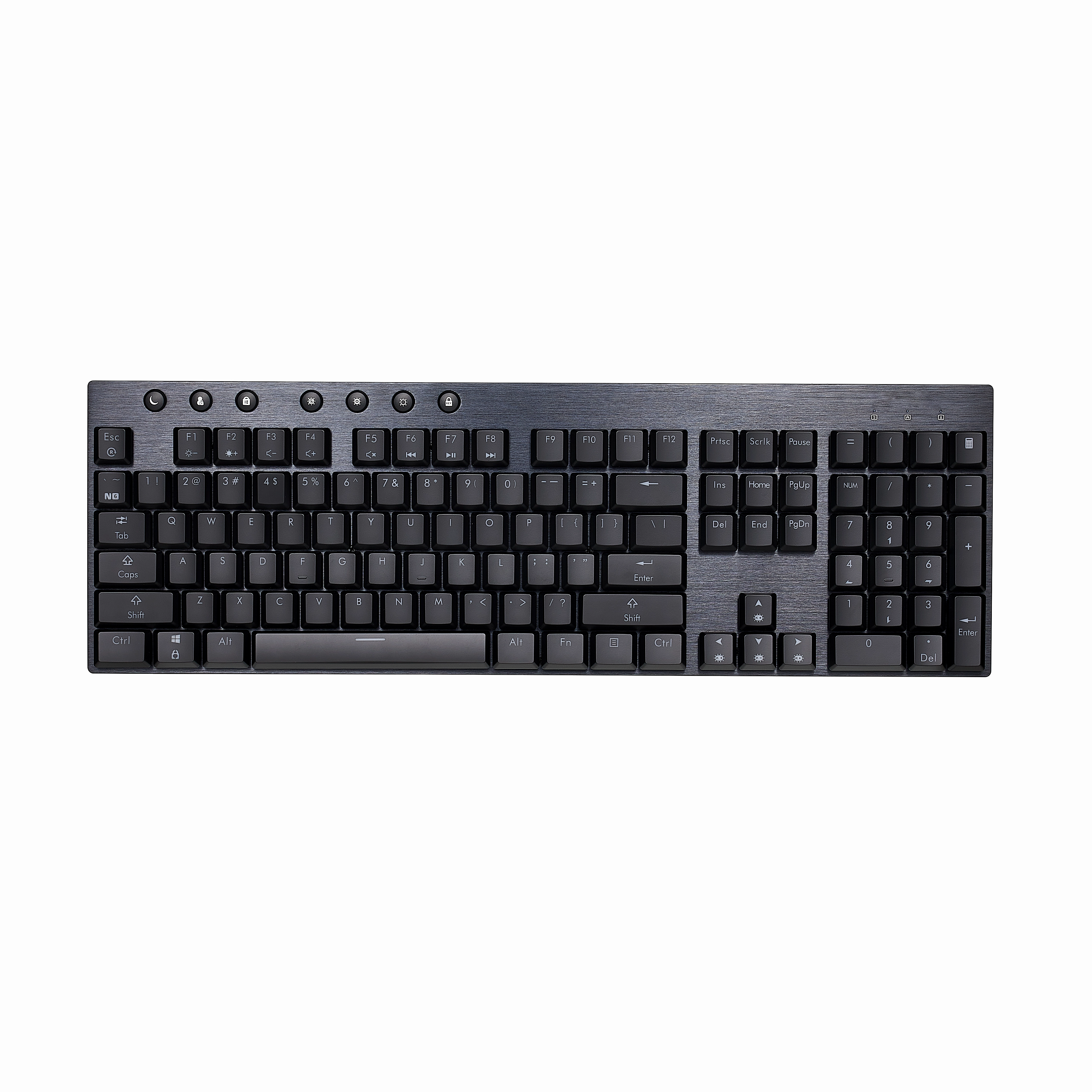 Custom Lighting Hexgears GK1707 Mechanical Keyboard - 108 Keys Low Profile Gaming Keyboard -  RGB Backlit  - Clicky