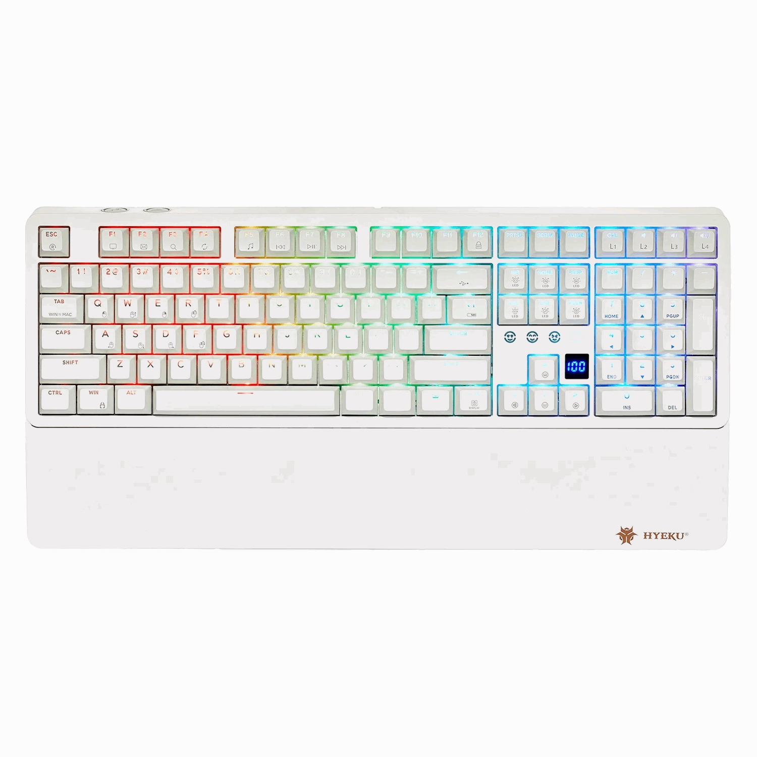 High-End Typing Hexgears Y5 Hot-Swappable Gaming Keyboard with RGB Backlight