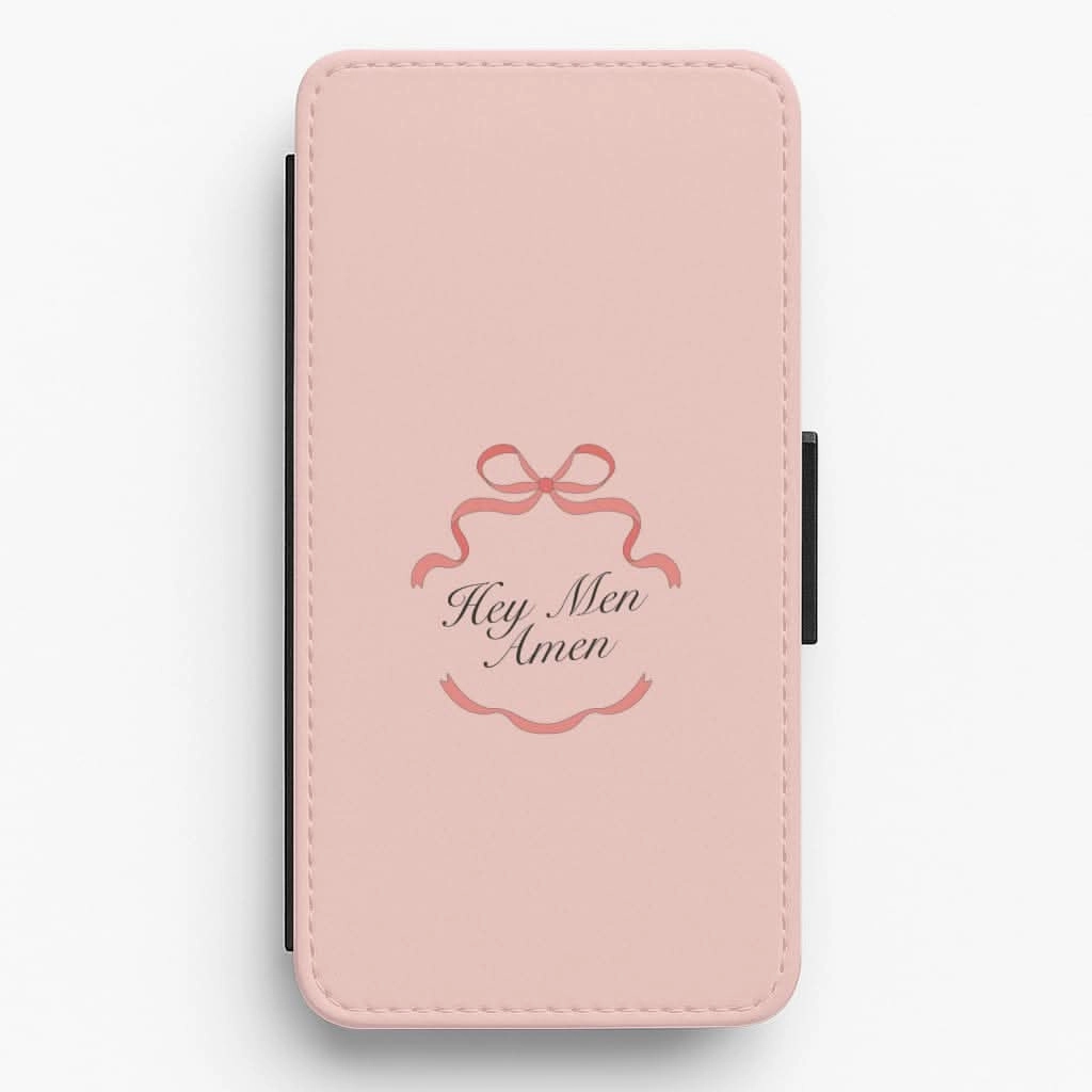 Printed Artwork Hey Men Flip / Wallet Phone Case