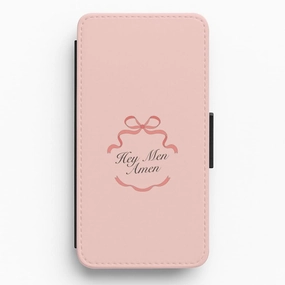 Printed Artwork Hey Men Flip / Wallet Phone Case