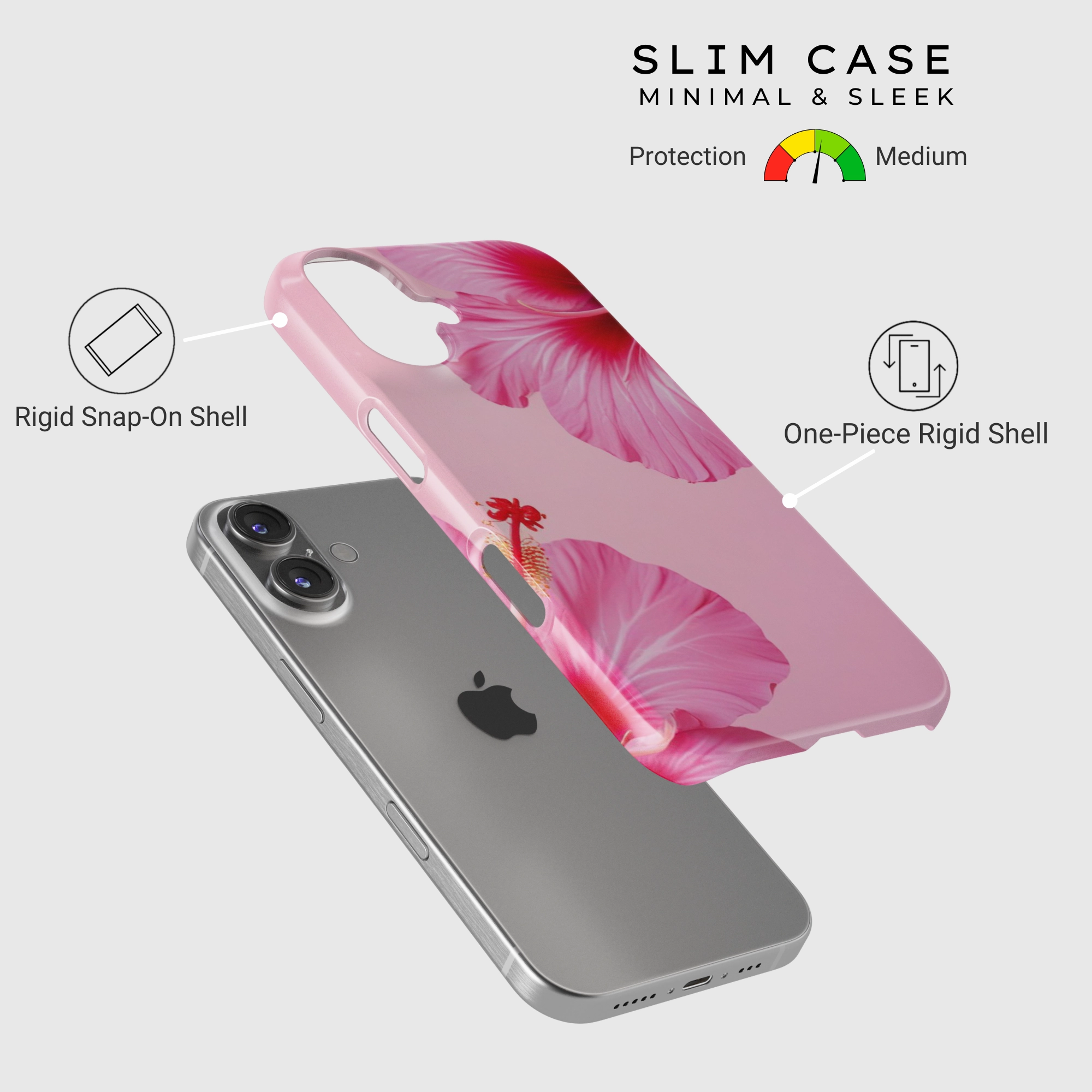 Hibiscus Whisper Casual Look Compact Fit