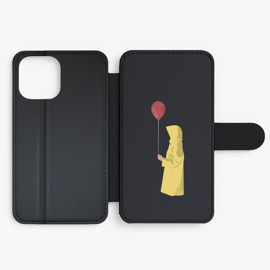 Holding Balloon - Clown Flip / Wallet Phone Case Soft Shape