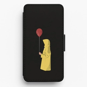 Light Edge Holding Balloon - Clown Flip / Wallet Phone Case