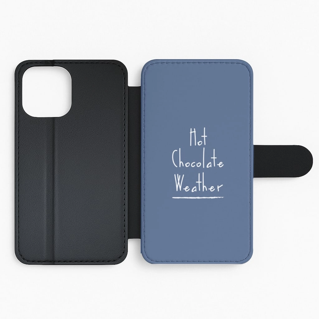 Strong Corners Ultra Thin Hot Chocolate Weather Flip / Wallet Phone Case