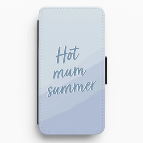 Scratch Barrier Hot Mum Summer Flip / Wallet Phone Case