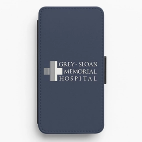 Grey - Sloan Memorial Hospital - Grey's Flip / Wallet Phone Case Polished Look