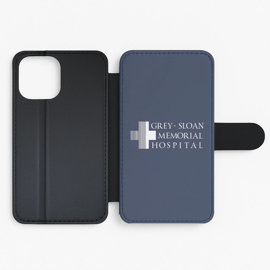 Grey - Sloan Memorial Hospital - Grey's Flip / Wallet Phone Case Portable Fit
