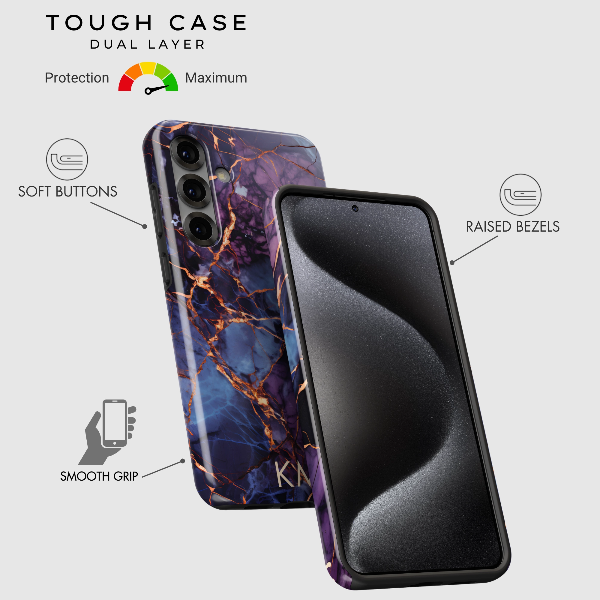 Fashion Look Midnight Marble