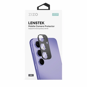 ZIZO LensTek Galaxy A54 5G Camera Lens Protector (2 Pack) - Black Hybrid Grip