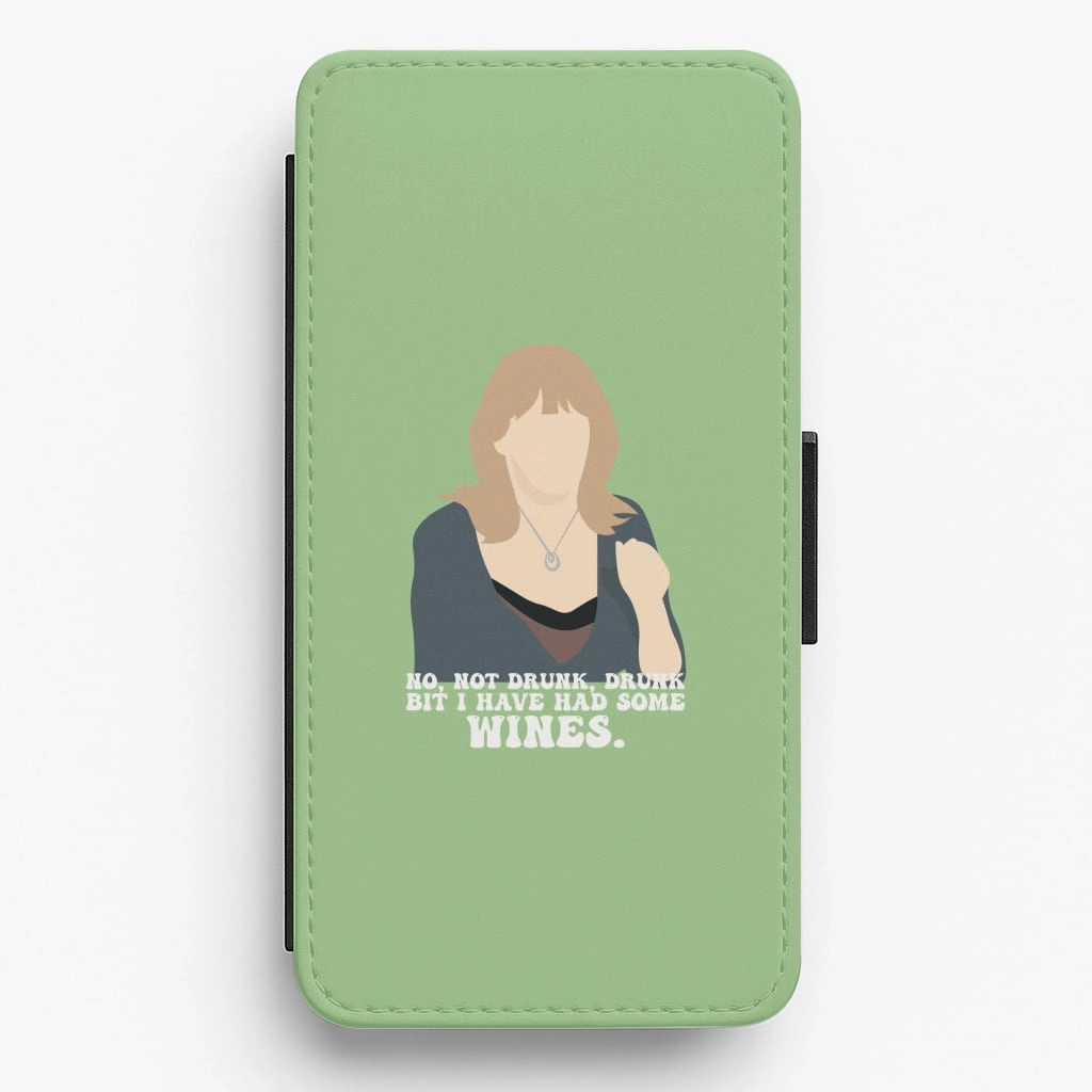 Protective Detailing Edge High Quality I Have Had Some Wines Flip / Wallet Phone Case