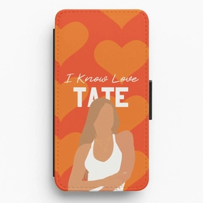 I Know Love Pattern Flip / Wallet Phone Case Versatile Accessory