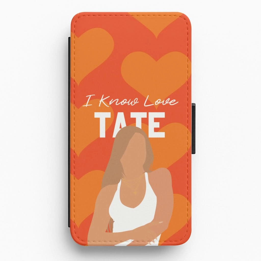 I Know Love Pattern Flip / Wallet Phone Case Versatile Accessory