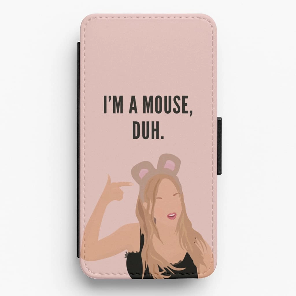 I'm A Mouse, Duh - Halloween Flip / Wallet Phone Case Comfort Padding Vivid Pattern