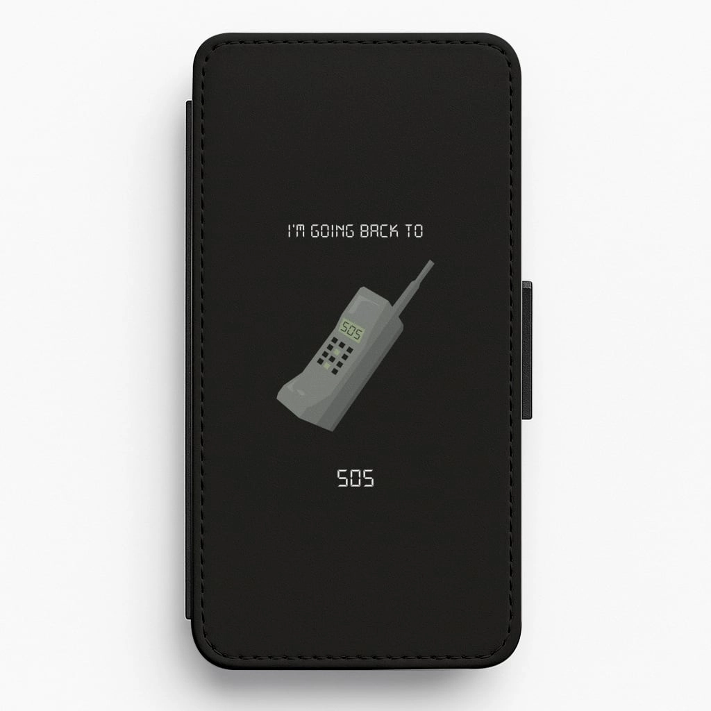 Fashion Accent Smooth Edges I'm going back to 505 Flip / Wallet Phone Case