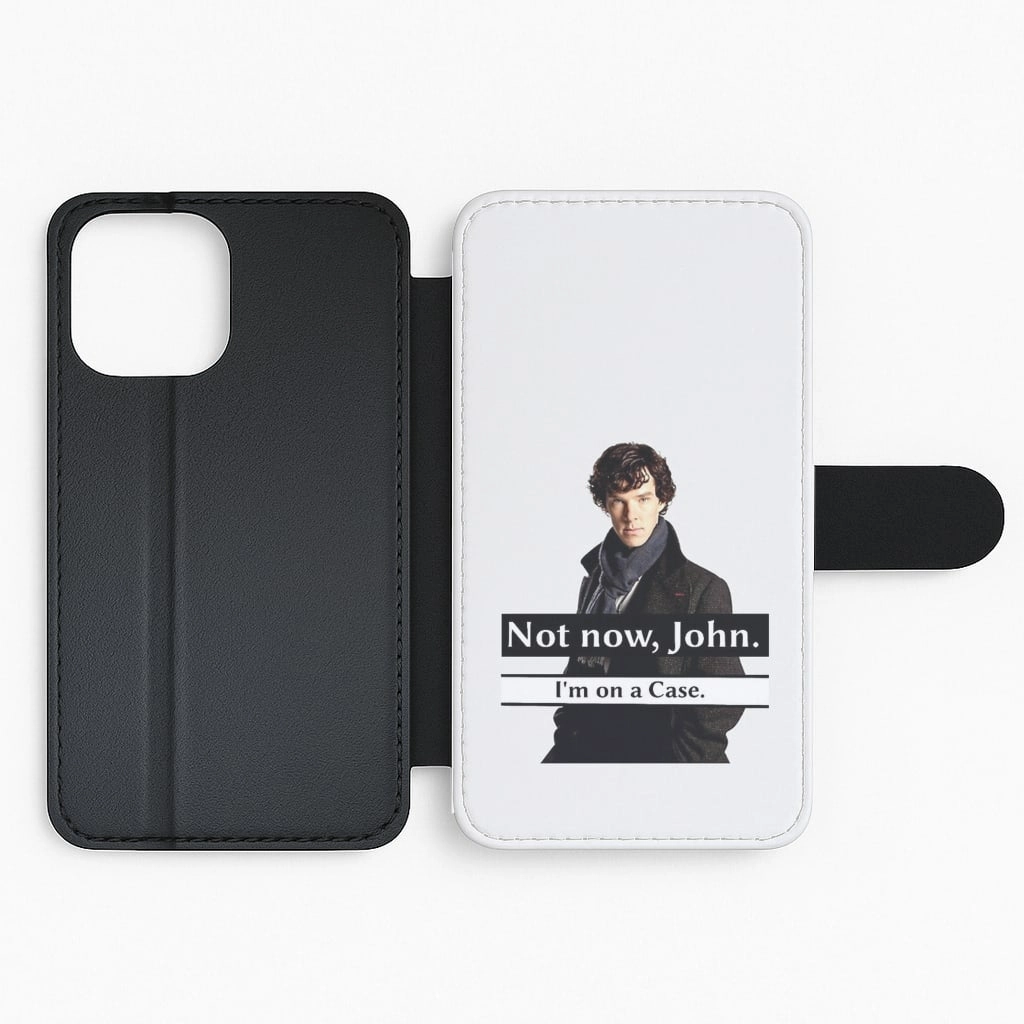 I'm on a Case Holmes Pun Flip Wallet Phone Case Youth Style