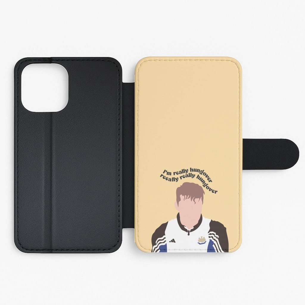 I'm Really Hungover - Fender Flip / Wallet Phone Case Durable Build Texture Hybrid Shield