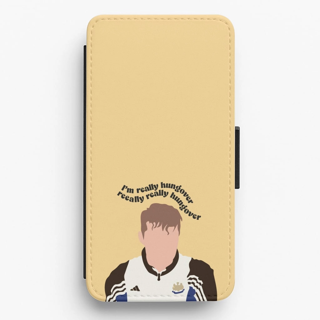 Soft Surface Layer I'm Really Hungover - Fender Flip / Wallet Phone Case