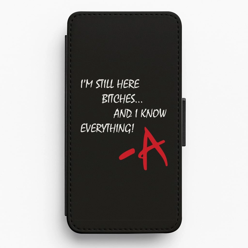 Minimal Protection I'm Still Here - PLL Flip / Wallet Phone Case