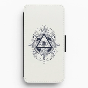 Scratchproof Surface Soft Protection Illuminati Flip / Wallet Phone Case